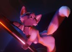 anthro breasts clothing dancing female fur legwear lingerie pole pole_dancing showoff silly smile solo stockings tail teasing tongue heliofox canid canine cross_fox fox mammal red_fox true_fox 3d_(artwork) absurd_res blender_(artwork) digital_media_(artwork) hi_res