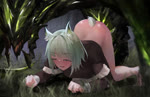 all_fours animal_ears ass_up bestiality blinking blush bodily_fluids bouncing_breasts bouncing_butt breasts butt doggystyle duo female female_on_feral female_penetrated feral feral_penetrating feral_penetrating_humanoid fist forced from_behind_position glistening glistening_body glistening_skin green_eyes grey_hair hair humanoid_on_feral humanoid_penetrated male male/female male_on_humanoid male_penetrating male_penetrating_female mon3tr_(arknights) outside penetration penile penile_penetration rape sex short_hair solo_focus tears mo_ne arknights hypergryph studio_montagne kal'tsit_(arknights) animal_humanoid felid felid_humanoid feline feline_humanoid humanoid mammal mammal_humanoid monster animated loop no_sound short_playtime webm