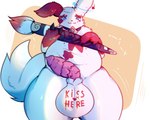 anthro balls biped brush erection genitals huge_thighs male nude paintbrush penis simple_background smile solo thick_thighs wide_hips fatal_dx nintendo pokemon generation_3_pokemon pokemon_(species) zangoose 2024 5:4 absurd_res digital_media_(artwork) hi_res