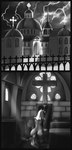 anthro church cross female kneeling nun praying shamziwhite ripy_(oc) equid equine horse mammal pony absurd_res comic hi_res monochrome tagme