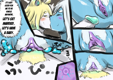 anthro anthro_on_anthro anthro_penetrated anthro_penetrating anthro_penetrating_anthro blue_cum blush bodily_fluids butt clitoris colored_cum cum cum_in_vagina cum_inside duo female female_penetrated fur genital_fluids genitals hair impregnation impregnation_request internal male male/female male_penetrating male_penetrating_female nude ovum penetration penile penile_penetration penis penis_in_vagina sex sperm_cell text unusual_bodily_fluids unusual_cum unusual_genital_fluids vaginal vaginal_penetration vulva komenuka_inaho don_(komenuka_inaho) domestic_cat felid feline felis mammal character_request english_text