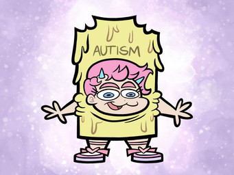 2_horns 4_fingers blue_eyes blue_horn clothed clothed_female clothed_humanoid clothing costume eyebrows eyelashes female female_humanoid fingers footwear hair horn not_furry open_mouth open_smile pink_clothing pink_eyebrows pink_footwear pink_hair pink_legband pink_shoes pink_tongue purple_background shoes simple_background small_nose smile solo standing tan_body tan_skin text tongue yellow_costume newfax vtuber chibidoki horned_humanoid humanoid 2024 4:3 digital_drawing_(artwork) digital_media_(artwork) english_description english_text flat_colors hi_res