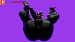 3d_(artwork) alien alien_humanoid anus balls big_butt black_body blender_(artwork) butt camseven digital_media_(artwork) empty_eyes feet feet_up foot_grab genitals hi_res humanoid humanoid_genitalia humanoid_penis long_tongue looking_at_viewer lying male marvel muscular not_furry nude on_back open_mouth patreon penis presenting presenting_anus presenting_hindquarters sharp_teeth simple_background solo symbiote teeth tongue tongue_out venom_(marvel)