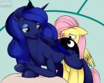 2014 blue_eyes blue_fur blue_hair blush cunnilingus cutie_mark duo equine female feral fetlocks fluttershy_(mlp) friendship_is_magic fur hair half-closed_eyes horn kloudmutt lesbian long_hair mammal my_little_pony oral oral_sex pegasus pink_hair princess_luna_(mlp) sex smile vaginal winged_unicorn wings yellow_fur
Rating: Explicit
Score: 31
User: lemongrab
Date: April 08, 2014