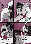 alternative_fashion anal animal_genitalia anthro anus ball_suck balls big_balls big_breasts big_butt big_penis black_lipstick blush bodily_fluids breasts butt canine_vulva choker clothing cum cum_on_face cumshot ejaculation female female_rimming_male footwear from_front_position genital_fluids genitals goth group group_sex high_heels jewelry kiss_mark knot lipstick makeup male male/female mating_press messy necklace oral penis rimming sex sheath shoes slightly_chubby slim sucking threesome trio vaginal vaginal_fluids cumcadaver krali_eva willow_baile canid canine canis domestic_dog fox husky mammal nordic_sled_dog pit_viper rattlesnake reptile scalie snake spitz viper absurd_res comic hi_res