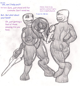 alien big_breasts breasts butt dialog dragon-heart english_text female grope halo_(series) huge_breasts hyper hyper_breasts kar'kana_(character) mechanical_arm sangheili shi'ala_(character) sketch squish text tight_clothing video_games
Rating: Questionable
Score: 4
User: dragon-heart
Date: November 24, 2013