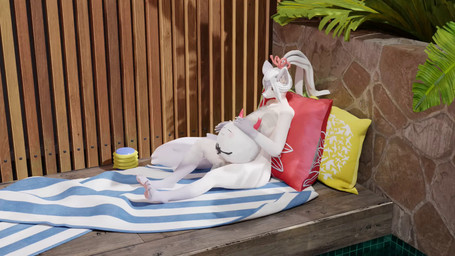 anthro belly belly_inflation female hose hose_inflation inflation pump solo nekoaric hakuro_(onmyoji) canid canine canis mammal wolf 16:9 3d_(artwork) 3d_animation animated digital_media_(artwork) hi_res long_playtime sound video widescreen