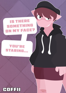 anthro bangs beanie big_penis blush clothing dialogue genitals hat headgear headwear hoodie male oblivious penis pokemorph solo text topwear wardrobe_malfunction coffii nintendo pokemon coffii_(character) generation_1_pokemon legendary_pokemon mew_(pokemon) pokemon_(species) absurd_res english_text hi_res