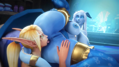 anal anus areola barbell_piercing bed big_breasts big_butt blonde_hair blue_body blue_eyes blue_skin bouncing_breasts breasts butt clothed clothing duo eyelashes female female/female furniture genitals green_eyes hair horn humanoid_pointy_ears inside jewelry long_eyelashes moan nipple_dip nipple_piercing nipples nude oral partially_clothed piercing pointy_ears rimming rimming_female sex spread_legs spreading tongue tongue_out vulva white_body white_hair white_skin noname55 blizzard_entertainment warcraft alori_dawnstar pyrista draenei elf humanoid 16:9 3d_(artwork) 3d_animation animated digital_media_(artwork) hi_res high_framerate short_playtime sound source_filmmaker_(artwork) video widescreen