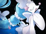 ambiguous_gender blue_hair eyelashes eyes_closed fangs feral gem hair open_mouth pearl_(gem) simple_background solo starfish_(accessory) tail teeth white_body sstoh nintendo pokemon asterozoan echinoderm generation_7_pokemon marine pokemon_(species) primarina starfish 2025 4:3