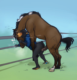 anatomically_correct andromorph andromorph/male andromorph_penetrated animal_genitalia animal_penis anthro anthro_on_feral anthro_penetrated anus bestiality big_penis bodily_fluids cum cum_in_vagina cum_inside deep_penetration dialogue dominant duo equine_anus equine_genitalia erection feral feral_penetrating feral_penetrating_andromorph feral_penetrating_anthro filled_to_the_brim from_behind_position genital_fluids genitals good_boy gynomorph heart_symbol intersex intersex/male intersex_penetrated larger_dom larger_male male male/male male_penetrated male_penetrating male_penetrating_andromorph male_penetrating_anthro male_penetrating_intersex orgasm outside_sex penetration penile penile_penetration penis penis_in_vagina public public_sex rough_sex sex simultaneous_orgasms size_difference smaller_male smaller_penetrated sound_effects standing standing_sex steamy_breath text vaginal vaginal_penetration vulva ponie666 ransom_mustang yamato_burr american_black_bear bear black_bear equid equine horse mammal ursine english_text hi_res trans_(lore) trans_man_(lore)