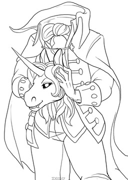 clothing detachable detachable_head fangs grin headless holding_head holding_own_head horn male smile solo teeth dizzy_by_design european_mythology irish_mythology mythology macabre_haze dullahan equid equine mammal mythological_creature mythological_equine unicorn vampire monochrome