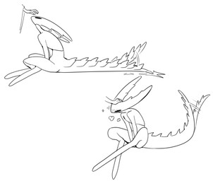 2_horns ambiguous_gender anthro arms_between_legs black_eyes blush blush_lines breath crossed_legs digitigrade disembodied_hand happy headpat horn looking_up motion_lines nude_anthro simple_background sitting solo spikes tail tail_motion tailwag thick_tail white_background white_body white_head jane_mealoth hollow_knight_(franchise) team_cherry hollow_knight_(character) pure_vessel_(hollow_knight) vessel_(species) 2026 line_art monochrome nonbinary_(lore)