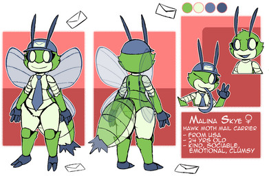 2_toes 4_fingers 4_wings :3 accessory antennae_(anatomy) anthro arthropod_abdomen baseball_cap big_eyes black_body black_clothing black_exoskeleton black_hat black_headwear black_necktie black_sclera black_tongue blep border breasts butt closed_smile clothing crotch_tuft delivery_(commerce) delivery_employee envelope exoskeleton eyelashes featureless_breasts featureless_crotch feet female female_symbol fingers furgonomic_hat furgonomic_headwear furgonomics gender_symbol gesture gloves_(marking) green_body green_exoskeleton hand_gesture happy hat headgear headwear letter long_tongue looking_at_viewer markings mostly_nude mouth_closed multi_wing multicolored_body multicolored_exoskeleton necktie no_pupils one_eye_closed open_mouth open_smile postal_carrier postal_delivery red_background simple_background smile solo standing stated_adult stated_age symbol text thick_thighs toes tongue tongue_out translucent translucent_wings tuft v_sign white_border white_eyes wide_hips wings wink lizardfungus malina_skye arthropod hawk_moth insect lepidopteran moth pellucid_hawk_moth aliasing character_name digital_media_(artwork) english_text halftone hi_res model_sheet multiple_images