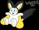 ambiguous_gender black_body black_fur blue_eyes feet fur open_mouth pawpads paws semi-anthro simple_background solo toes tongue transparent_background white_body white_fur white_inner_ear wings yellow_body yellow_fur yellow_inner_ear yellow_pawpads marquis2007 nintendo pokemon emolga generation_5_pokemon pokemon_(species) 2011 alpha_channel