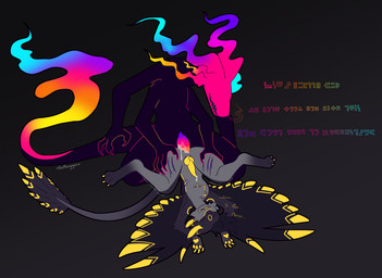 4_arms 4_ears anal anal_penetration animal_genitalia animal_penis anthro begging black_body black_fur black_teeth blood bodily_fluids claws colored_fire cum cum_in_ass cum_inside dialogue dominant duo explicitly_stated_nonconsent feathers fire flaming_tail forced fur genital_fluids genitals gradient_penis grey_body grey_fur holding_both_legs holding_both_thighs knot knotted_penis knotted_tapering_penis language_barrier larger_dom male male/male markings mismatched_animal_penis mismatched_genitalia mismatched_penis multi_arm multi_ear multi_limb orange_penis penetration penis precum purple_penis rape sex size_difference smoke tail tapering_penis teeth text yellow_markings yellow_penis pantheggon mythology kaydelas umbreh avali dragon mythological_creature mythological_scalie scalie unknown_species english_text hi_res translated