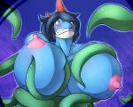 2014 anthro areola big_areola big_breasts blue_body blush breasts day-t erect_nipples female feraligatr funnel_nipples huge_breasts nintendo nipples pokémon pokémorph teeth tentacles video_games
Rating: Questionable
Score: 7
User: Finchmaster
Date: April 17, 2014