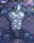 abs anthro big_bulge blue_clothing blue_underwear boxer_briefs bulge clothed clothing countershading detailed_bulge fur genital_outline machine male muscular muscular_anthro muscular_male nipples pecs penis_outline solo topless underwear reclamon lifewonders tokyo_afterschool_summoners breke_(tas) android canid canine canis mammal robot wolf 2021 4:5 hi_res