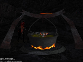 anthro boil breasts cauldron duo feces female fire flame_torture hair hell horn long_hair male nude pain pitchfork sadism scatplay screaming tail text tools torture delion_kiaw mythology d_kenmason ruby_(delion_kiaw) canid canine canis dragon fox hybrid mammal mythological_creature mythological_scalie red_fox scalie true_fox wolf 4:3 hi_res url