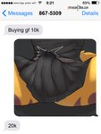 accidentally_gay anthro bottomwear bulge clothing femboy male orientation_play skirt solo straight_to_gay tenting text jarlium bandai_namco digimon runescape digimon_(species) renamon english_text hi_res