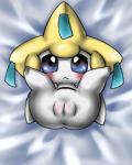 anus blush female genitals not_furry plump_labia presenting presenting_pussy pussy solo spread_legs spreading box_xod nintendo pokemon generation_3_pokemon humanoid jirachi legendary_pokemon pokemon_(species) 2013