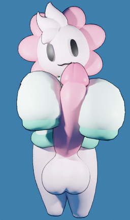 :3 anthro balls big_balls big_penis black_eyes blue_background blue_clothing blue_sweater blue_topwear bottomless bottomless_anthro bottomless_male clothed clothing erection external_gills featureless_feet feet genitals gills glans head_tuft huge_balls huge_penis humanoid_genitalia humanoid_penis hyper hyper_balls hyper_genitalia hyper_penis looking_at_viewer male male_anthro noseless oversized_clothing oversized_sweater oversized_topwear penis pink_body pink_gills pink_glans pink_penis pink_skin pink_tuft simple_background smile solo standing sweater sweater_only topwear topwear_only tuft fanfurry axii_(sleepysous) amphibian aquatic axolotl mole_salamander salamander 3d_(artwork) digital_media_(artwork)