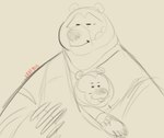 biped clothed clothing duo size_difference tongue tongue_out leifyyy animal_crossing nintendo ike_(animal_crossing) poko_(animal_crossing) bear mammal hi_res sketch father_(lore) father_and_child_(lore) father_and_son_(lore) parent_(lore) parent_and_child_(lore) parent_and_son_(lore) son_(lore)