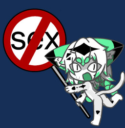 ambiguous_gender black_ears ear_tuft facial_tuft female green_ears green_hair grey_body grey_tail hair head_markings looking_at_viewer markings paws solo star tail triangular_ears tuft white_hair white_tail young young_female ordinary_hash_browns miu_yu_chen domestic_cat felid feline felis mammal alpha_channel