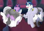 female feral group horn male male/female male/male wings jakepankeke friendship_is_magic hasbro my_little_pony mythology royal_guard_(mlp) shining_armor_(mlp) twilight_sparkle_(mlp) equid equine horse mammal mythological_creature mythological_equine pegasus pony unicorn absurd_res hi_res