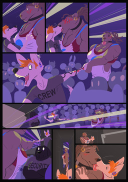 against_wall blush canine comic duo feline female fox french_kissing group happy kissing licking lion male mammal muscles muscular_female party public ritts rochelle_barnette size_difference straight tongue tongue_out
Rating: Questionable
Score: 6
User: Peekaboo
Date: January 25, 2014