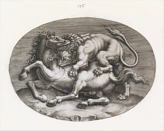 animal_genitalia animal_penis anus balls bite butt claws duo equine_anus feral fur genitals hooves lying male male/male male_feral mane muscular muscular_male nude_male on_side outside penis perineum predator/prey puffy_anus sheath tail violence adamo_(ghisi)_scultori public_domain equid equine felid horse lion mammal pantherine 16th_century absurd_res ancient_art hi_res monochrome