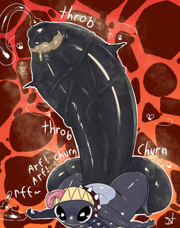 anthro balls big_balls big_penis collar genitals huge_balls huge_penis male musk musk_cloud musky_penis penis sharp_teeth smegma solo spiked_collar spikes teeth plushtrapboyuwu mario_bros nintendo chain_chomp better_version_at_source