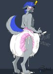 ageplay anthro big_bulge big_diaper blue_body blue_eyes blue_fur blue_hair blue_markings blush blushing_profusely bodily_fluids bulge clothed clothing cum cum_in_diaper cum_overflow cum_string diaper diaper_bulge diaper_fetish diaper_only ejaculation erection erection_in_diaper excessive_cum excessive_genital_fluids exclamation_point fur genital_fluids grey_body grey_fur grey_markings hair hands-free huge_bulge huge_diaper hyper hyper_bulge hyper_diaper infantilism leaking_cum male markings nipples orgasm orgasm_face paws raised_tail rear_view roleplay solo spontaneous_ejaculation standing surprised_face tail tongue tongue_out topless unclean_diaper wearing_diaper zer0rebel4 discord_(app) telegram alex_(alexfolfsky) canid canine canis domestic_dog fox husky hybrid mammal nordic_sled_dog spitz wolf 2024 absurd_res full-length_portrait hi_res portrait