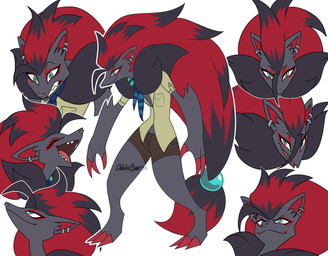 anthro black_body black_fur blue_eyes clothing facial_piercing female fur hair looking_at_viewer nose_piercing piercing scout_uniform solo topwear uniform odeko-yma nintendo pokemon pokemon_mystery_dungeon spike_chunsoft nova_(odeko-yma) canid canine generation_5_pokemon mammal pokemon_(species) zoroark absurd_res digital_media_(artwork) hi_res