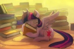2013 book cutie_mark equine eyes_closed female feral friendship_is_magic hair horn horse hug lying multi-colored_hair my_little_pony pony purple_hair raikoh-illust solo twilight_sparkle_(mlp) winged_unicorn wings
Rating: Safe
Score: 8
User: 2DUK
Date: July 18, 2013