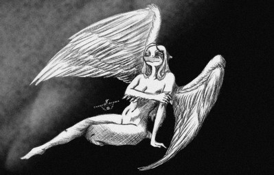 5_fingers anthro bone_frill breasts covering covering_breasts covering_self elbow_feathers feathered_wings feathers female fingers frill_(anatomy) hair long_hair medium_breasts navel nude nude_anthro nude_female sitting smile snout solo tasteful_nudity text wings vvurm_drama cavemanon_studios goodbye_volcano_high ko_op_(game_developer) snoot_game fang_(gvh) prehistoric_species pterosaur reptile scalie 2026 artist_name black_and_white hi_res monochrome watermark