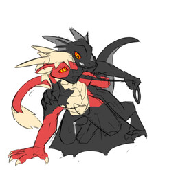 anthro black_body claws corruption dorsal_fin dorsal_frill ear_fins fin frill_(anatomy) glowing glowing_eyes grey_body horn hypnosis latex leash leash_pull liquid_latex male mind_control multicolored_body red_body red_eyes ringed_eyes spines wings litledragon mythology jamesthedragon negadrake dragon mythological_creature mythological_scalie scalie 1:1 2021 hi_res