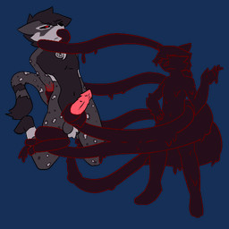 after_transformation anthro balls bound duo entangled erection feet forced fur genitals hair imminent_sex lifted lifting lifting_another lifting_partner male male/male masturbation nude penile penile_masturbation penile_spines penis penis_in_mouth penis_tentacles rape red_eyes restrained restraints sex slime standing tail tattoo tentacle_rape tentacle_sex tentacles transformation tribal tribal_tattoo anonymous_artist foxyes iagu_viron canid canine felid feline felis fox hybrid jaguar mammal pantherine 1:1 alpha_channel