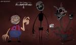 exposed_endoskeleton glowing glowing_eyes group machine atlas-white five_nights_at_freddy's five_nights_at_freddy's_2 five_nights_at_freddy's_4 scottgames balloon_boy_(fnaf) mangle_(fnaf) nightmare_balloon_boy_(fnaf) nightmare_mangle_(fnaf) nightmarionne_(fnaf) animatronic humanoid mammal robot hi_res