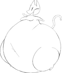 3_toes anthro blush blush_lines bottom_heavy bow_only bow_ribbon breasts butt deep_navel eyelashes featureless_breasts feet female female_anthro front_view huge_thighs hyper hyper_pear looking_at_viewer mitten_hands monobutt morbidly_obese morbidly_obese_anthro morbidly_obese_female navel nude nude_anthro nude_female obese obese_anthro obese_female one_eye_closed open_mouth open_smile overweight overweight_anthro overweight_female paws pear-shaped_figure pointy_ears prick_ears simple_background simple_eyes small_feet smile snout solo tail thick_thighs three-quarter_view toes white_background wide_hips wink winking_at_viewer maddeku monobutt_may mammal unknown_species 2025 aliasing black_and_white digital_media_(artwork) english_description full-length_portrait monochrome portrait sketch unfinished