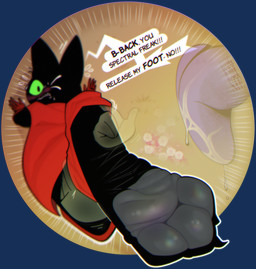 3_toes ambiguous_gender anthro blush bodily_fluids claws clothing dialogue duo feet foot_fetish foot_focus foot_grab looking_back male nervous pawpads paws removing_socks saliva saliva_on_tongue soles sweat toe_claws toes tongue undressing wrinkled_feet wrinkles dogeoisie cartoon_network mao_mao:_heroes_of_pure_heart sheriff_mao_mao_mao domestic_cat felid feline felis ghost mammal spirit absurd_res alpha_channel hi_res