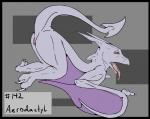 2013 aerodactyl all_fours ass_up backlash91 blush butt claws female feral half-closed_eyes nintendo pokémon presenting presenting_hindquarters presenting_pussy pussy solo spade_tail toe_claws video_games wings
Rating: Explicit
Score: 3
User: Finchmaster
Date: March 08, 2014
