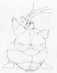 2014 anthro anthrofied areola areola_slip arkveveen_(artist) avian big_breasts bikini breasts brown_areola cleavage clothed clothing dark_areola female generation_1_pokemon hi_res huge_breasts hyper hyper_breasts morbidly_obese morbidly_obese_anthro morbidly_obese_female nintendo nipples non-mammal_breasts obese obese_anthro obese_female overweight overweight_anthro overweight_female pidgeot pokemon pokemon_(species) pokemorph rosa_pyle solo swimwear thick_thighs traditional_media_(artwork) wide_hips