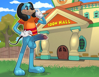 anthro balls big_balls blue_body blue_fur blush bodily_fluids cartoon_gloves close_to_bursting clothed clothing dripping erection eyebrows feet fur genital_fluids genitals gloves half-closed_eyes handwear humanoid_genitalia humanoid_penis imminent_orgasm leaking_precum long_ears long_floppy_ears looking_at_viewer male narrowed_eyes penis pose precum precum_drip raised_eyebrows shy solo standing sweat sweatdrop tail toony vein veiny_penis mindnaughty toontown toontown_corporate_clash toontown_online toontown_rewritten flippy_doggenbottom canid canine canis domestic_dog mammal absurd_res hi_res