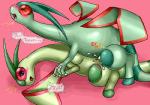 blush bodily_fluids cum duo female feral genital_fluids genitals male male/female orgasm pussy rubbing sex simple_background wet box_xod nintendo pixiv pokemon flygon generation_3_pokemon pokemon_(species) low_res