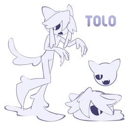 ambiguous_gender anthro fangs open_mouth slime smile solo standing stick_figure tail teeth text tolo white_body hbpencil animal_humanoid goo_creature humanoid blue_and_white character_name digital_drawing_(artwork) digital_media_(artwork) english_text flat_colors hi_res model_sheet monochrome