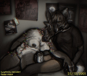 against_surface against_wall anthro antlers asphyxiation bed belly beverage big_breasts bodily_fluids breast_squish breasts candy celain chocolate christmas_decorations christmas_lights corpse death dessert eyewear female female/female food furniture genitals glasses holidays horn hot_chocolate inside leaning leaning_on_another limp mattress_on_floor necrophilia nipples on_bed on_ground overweight poster realistic realistic_anatomy serial_killer shadow slim small_breasts snuff squish strangling tears thick_thighs vulva wearing_glasses schiavonesca christmas canid canine cross_fox deer fox mammal new_world_deer red_fox reindeer true_fox hi_res