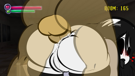 anal anal_penetration anus balls blush bodily_fluids butt clothing competition cum cum_in_ass cum_inside cumshot duo ejaculation empty_eyes erection female female_penetrated from_behind_position gameplay_mechanics genital_fluids genitals gui hair health_bar human_on_humanoid humanoid_genitalia humanoid_penis interspecies male male/female male_penetrating male_penetrating_female not_furry open_mouth orgasm penetration penis sex sexual_competition sexual_fight simple_background tongue tongue_out vulva 1upgobbo spooky's_jump_scare_mansion matsuri_(shojs) specimen_4 ghost human humanoid mammal spirit 16:9 hi_res widescreen