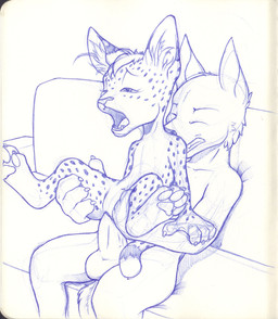 4_fingers 4_toes adult_on_young age_difference anthro anthro_on_anthro anthro_penetrated anthro_penetrating anthro_penetrating_anthro balls butt chair_position clenched_teeth duo erection eyes_closed feet female female_penetrated fingers from_behind_position furniture genitals inner_ear_fluff large_penetration leg_grab loli looking_pleasured male male/female male_penetrating male_penetrating_female nude older_male on_sofa open_mouth penetration penile penile_penetration penis sex simple_background sitting sofa spread_legs spreading teeth toes tuft vaginal vaginal_penetration vulva white_background young young_anthro young_female younger_female younger_penetrated sogaroth canid canine canis felid leopard mammal pantherine wolf 2022 blue_and_white guide_lines hi_res monochrome