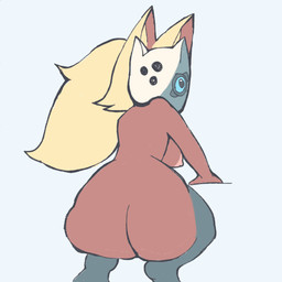 anthro anus breasts butt clothing female genitals legwear mask shaking_butt simple_background solo vulva sh1vss idw_publishing sega sonic_the_hedgehog_(comics) sonic_the_hedgehog_(idw) sonic_the_hedgehog_(series) whisper_the_wolf mammal 1:1 animated
